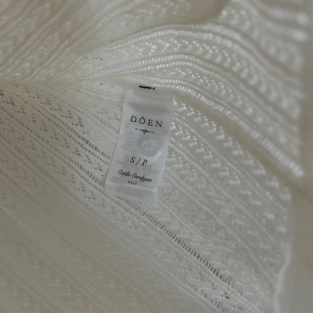 NWT Doen Odille Cardigan Salt - Picture 9 of 10